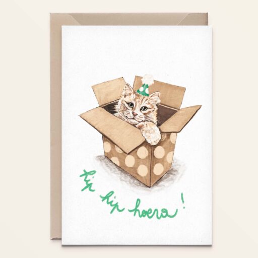 Kat cadeau hip hoera!